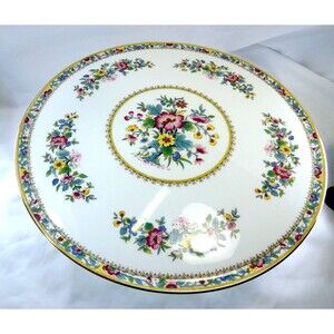 Vintage Aynsley England Pembroke Bone China Footed Pedestal Cake Plate